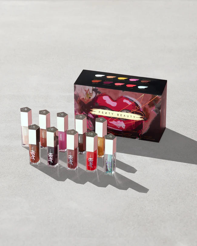 Fenty The Gloss Bomb Vault Full-Size Universal Lip Luminizer 10-Piece Set