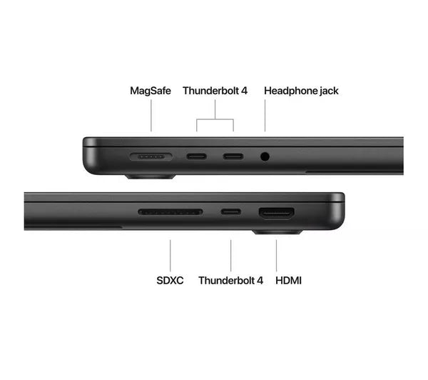 APPLE MacBook Pro 14" (2024) - M4 Pro, 512 GB SSD, Space Black