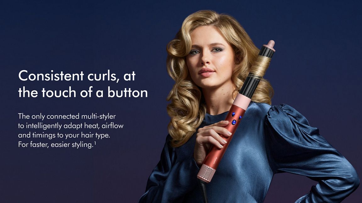 New Dyson Airwrap i.d.™ multi-styler and dryer - Curly+Coily (Strawberry Bronze/Blush Pink)