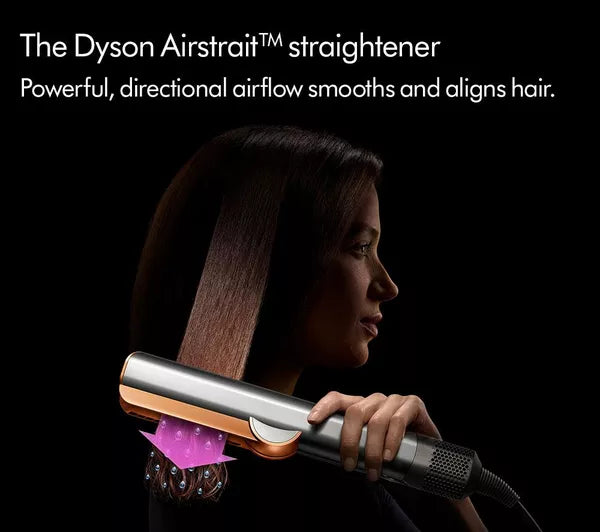 DYSON Airstrait Hair Straightener - Bright Nickel & Rich Copper