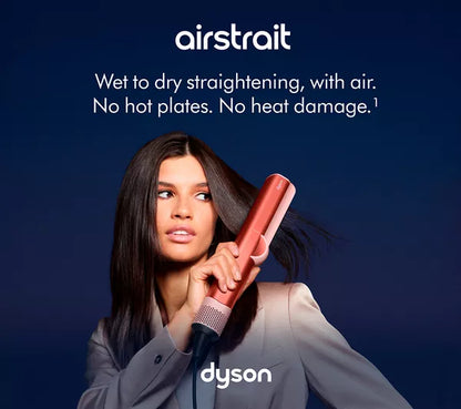 DYSON Airstrait Hair Straightener - Strawberry Bronze & Blush Pink