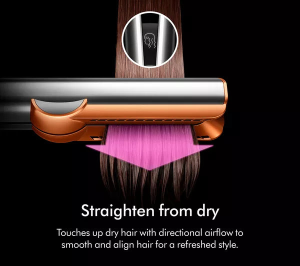 DYSON Airstrait Hair Straightener - Strawberry Bronze & Blush Pink