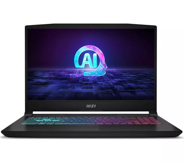 MSI Katana A15 AI 15.6" Gaming Laptop - AMD Ryzen 9, RTX 4070, 1 TB SSD