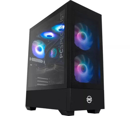 PCSPECIALIST Flux 300 Gaming PC - AMD Ryzen 7, RTX 4060 Ti, 1 TB SSD