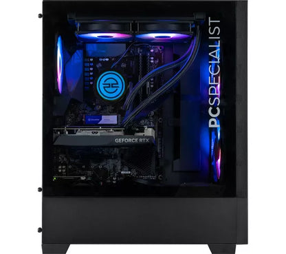 PCSPECIALIST Flux 300 Gaming PC - AMD Ryzen 7, RTX 4060 Ti, 1 TB SSD