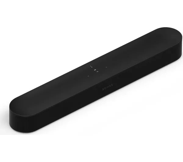 SONOS Beam (Gen 2) Compact Sound Bar with Dolby Atmos, Alexa & Google Assistant - Black